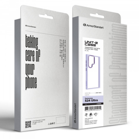 Чохол ArmorStandart UNIT2 для Samsung S24 Ultra Lavender (ARM74825)