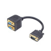 Кабель Cablexpert VGA - 2хVGA, (M/F), 0.2 м, Black (CC-VGAX2-20CM)