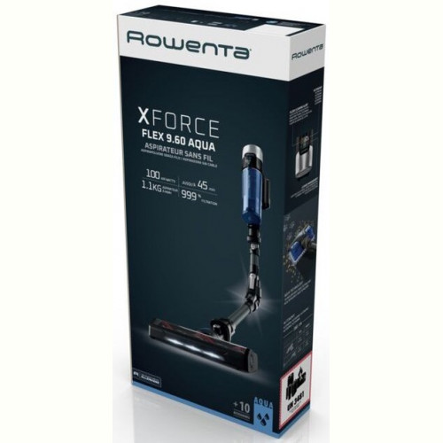 Акумуляторний миючий пилосос Rowenta X-Force 9.6 Aqua Alnimal (RH20C7WO)