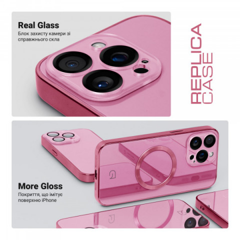 Чохол ArmorStandart Replica MagSafe для Apple iPhone 14 Pro Pink (ARM76216)