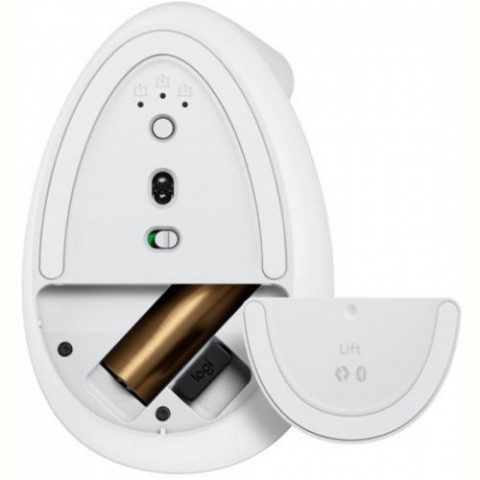 Миша бездротова Logitech Lift Bluetooth Vertical Ergonomic White (910-006496)