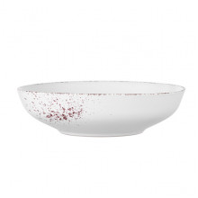 Тарілка супова Ardesto Lucca Winter white, 20см, кераміка, білий