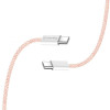 Кабель ColorWay USB Type-C + USB Type-C (M/M), 3.0 А, 1 м, Pink (CW-CBPDCC061-P)