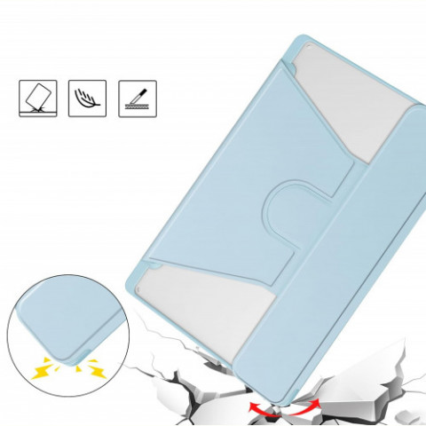 Чохол з бездротовою клавіатурою BeCover 360° Rotatable для Samsung Galaxy Tab S6 Lite 10.4 SM-P620/SM-P625/SM-P627 Light Blue (712590)