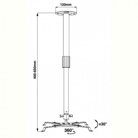 Кріплення для проектора Walfix PB-15W