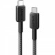 Кабель Anker 322 USB-C - USB-C, 0.9 м, Black (A81F5G11)