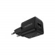 Мережевий зарядний пристрій Choetech (USB-C+USB-A) Black (PD5012-EU-BK)