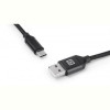 Кабель REAL-EL Premium Fabric USB-USB Type C 2m, Black (EL123500047)