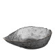 Салатник Ardesto Leaf, 21.5см, скло, сірий