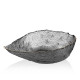 Салатник Ardesto Leaf, 21.5см, скло, сірий