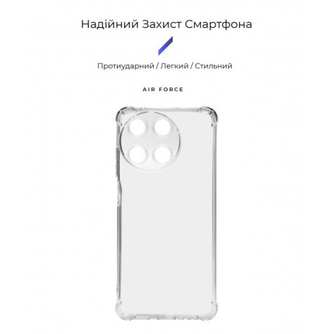 Чохол ArmorStandart Air Force для Realme 11 4G Camera cover Clear (ARM77454)