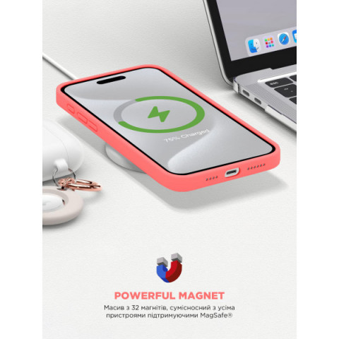 Чохол ArmorStandart ICON2 MagSafe для Apple iPhone 15 Pro Max Guava (ARM72751)