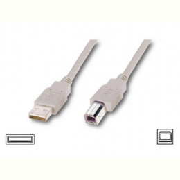 Кабель ATcom USB2.0 AM/BM 0.8 м. ferrite core, пакет