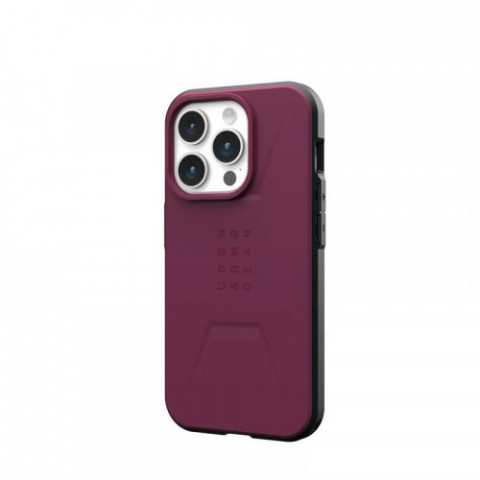 Чохол-накладка Urban Armor Gear Civilian Magsafe для Apple iPhone 15 Pro Bordeaux (114275119049)