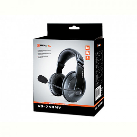 Гарнітура REAL-EL GD-750MV Black