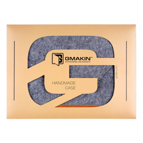 Чохол для ноутбука Gmakin для MacBook Pro 13"" Grey/Brown (GM10-13New)