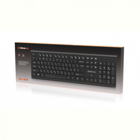 Клавіатура REAL-EL RK-507 Black