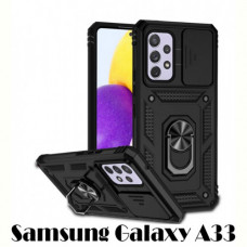 Чохол-накладка BeCover Military для Samsung Galaxy A33 SM-A336 Black (707383)