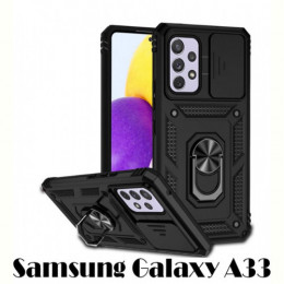 Чохол-накладка BeCover Military для Samsung Galaxy A33 SM-A336 Black (707383)
