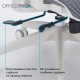 Крісло офісне OfficePro Skyline OC680-W-DG-DG Купити в Україні