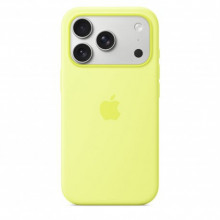 Чохол Apple iPhone 17 Pro Silicone Case with MagSafe Neon Yellow (MGFF4)