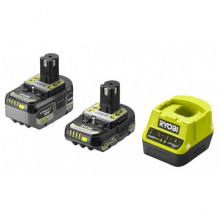 Набір акумулятора та зарядного пристрою Ryobi ONE+ RC18120-242X 18В 1х2А·год 1х4А·год ЗП 2А