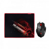 Мишка A4Tech V7M Bloody Black USB + килимок Bloody B-071