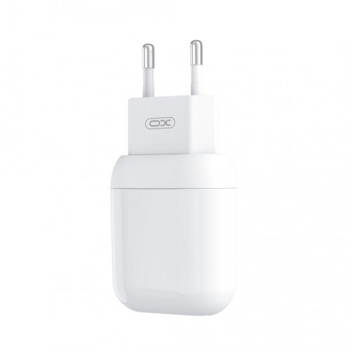 Мережевий зарядний пристрій XO L78 (2USBх2.4A) White (L78-M-WH) + кабель microUSB