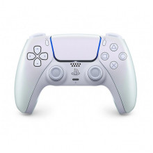 Геймпад бездротовий Sony PlayStation 5 DualSense Chrome Pearl (1000050600)