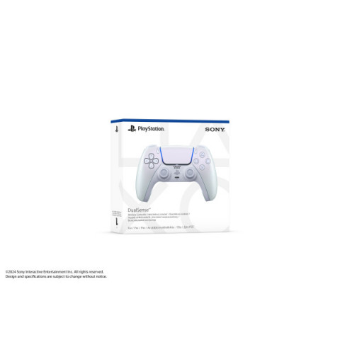 Геймпад бездротовий Sony PlayStation 5 DualSense Chrome Pearl (1000050600)