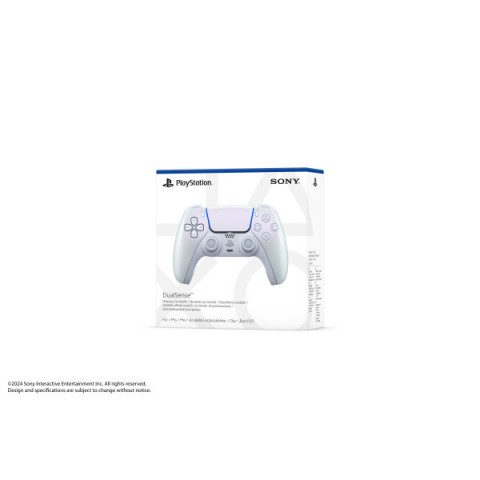 Геймпад бездротовий Sony PlayStation 5 DualSense Chrome Pearl (1000050600)