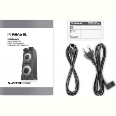 Акустична система REAL-EL S-2010 Black
