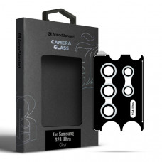 Захисне скло для камери ArmorStandart Supreme Black Icon для Samsung S24 Ultra Clear (ARM76616)