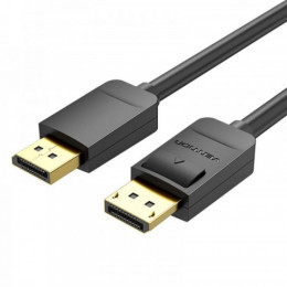 Кабель Vention DisplayPort-DisplayPort, 1.5 m, v1.2, Black (HACBG)