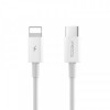 Кабель Proda PD-B27i USB-C-Lightning, 1м, White