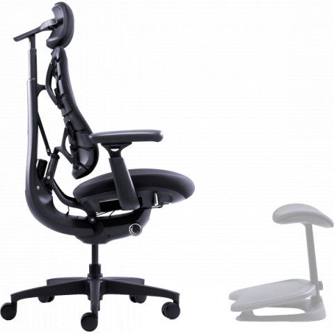 Крісло офісне ергономічне LiberNovo Omni Midnight Black 48 см (CP-GW-0000015-00-01) Купити в Україні