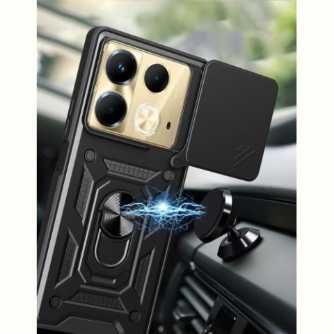 Чохол-накладка BeCover Military для Infinix Note 40 (X6853) Black (712159)