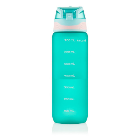 Пляшка для води Ardesto Matte 800мл, пластик, блакитний