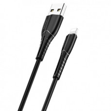 Кабель Usams US-SJ364 USB - Lightning, 1 м, Black (SJ364USB01)