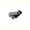 Флеш-накопичувач USB 4GB GOODRAM UTS2 (Twister) Black (UTS2-0040K0R11)