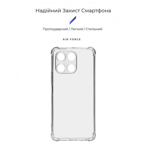 Чохол ArmorStandart Air Force для Honor X6a Camera cover Clear (ARM71057)