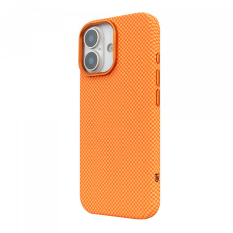 Чохол ArmorStandart LikeCarbon2 MagCase для Apple iPhone 17 Kevlar Orange (ARM88614)