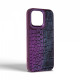 Чохол Harder Glamorous Croco для Apple iPhone 14 Pro Max Dark Purple (ARM76775)
