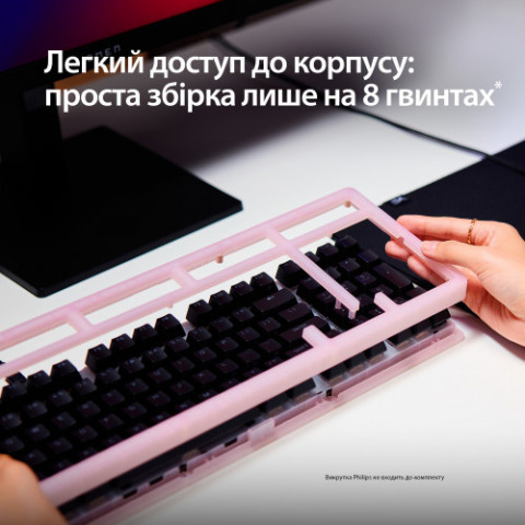 Клавіатура HyperX Origins 2 1800 HX Red USB Black (B4QS4AA)