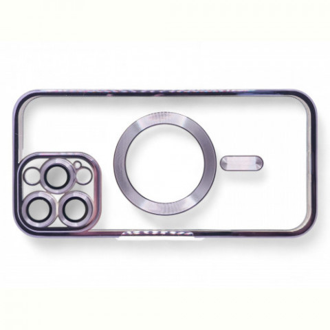 Чохол-накладка BeCover TPU Chrome Case MagSafe для Apple iPhone 16 Pro Max Purple (712089)