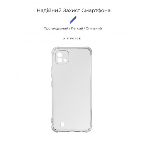 Чохол ArmorStandart Air Force для Realme C11 2021 Camera cover Clear (ARM62097)