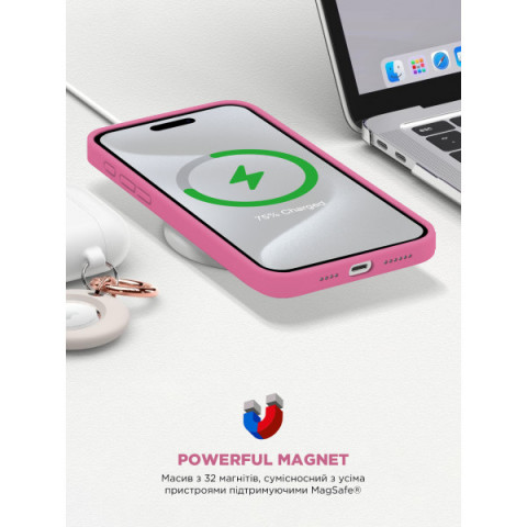 Чохол ArmorStandart ICON2 MagSafe для Apple iPhone 15 Pro Pink (ARM77005)