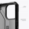 Чохол-накладка Urban Armor Gear Plasma для Apple iPhone 15 Pro Max Ash (114304113131)
