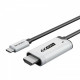 Кабель Cabletime USB Type-C - HDMI (M/M), 4K, Ultra HD, PD100W, для Nintendo Switch 2 м, Black (CC17L)