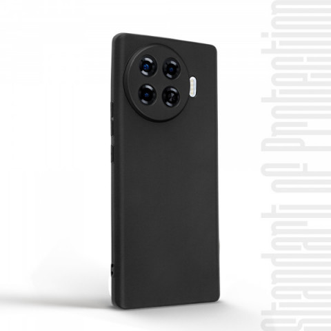 Чохол ArmorStandart Matte Slim Fit для Tecno Spark 20 Pro+ (KJ7) Camera cover Black (ARM75493)